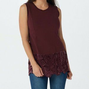 Kathleen Kirkwood Layering Tank Top Velvet Wine